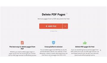PDF Page Delete for Windows - Download it from Habererciyes for free